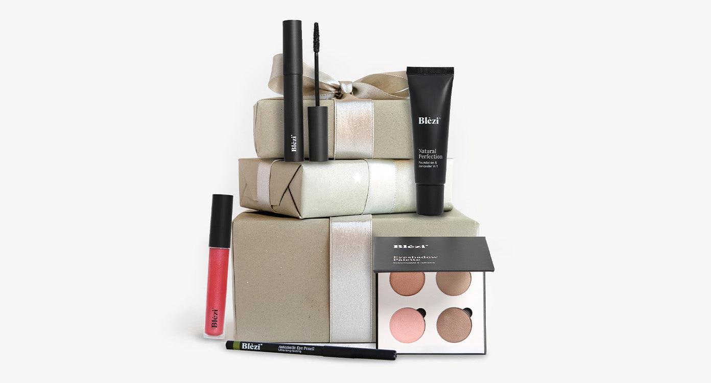 Cadeausets van Blèzi met verzorgende make-up voor vrouwen 40+.