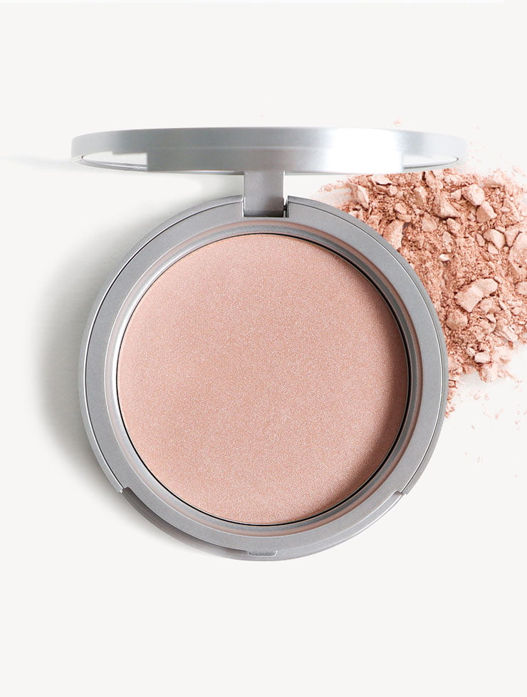 Highlighter 10 Natural Shine Blèzi Highlighter 10 Natural Shine met swatch